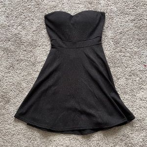 Strapless Black Dress